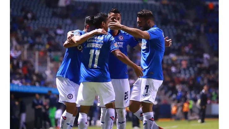 Foto de los jugadores de Cruz Azul.