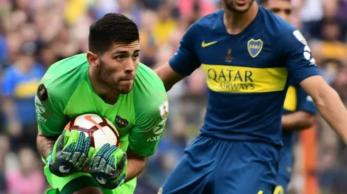 Rossi fue titular en el partido de ida de la final de la Copa Libertadores.