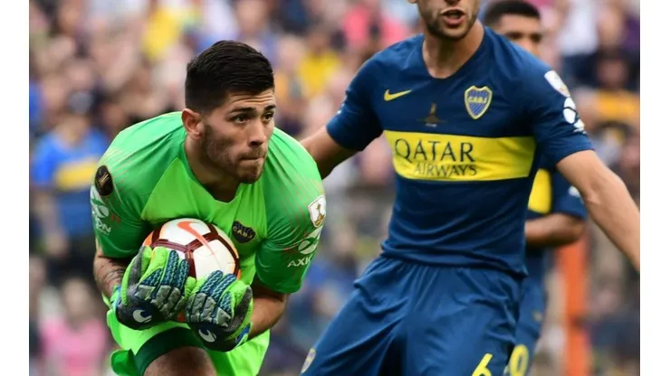 Rossi fue titular en el partido de ida de la final de la Copa Libertadores.