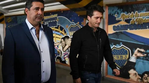 Angelici junto a Guillermo en la