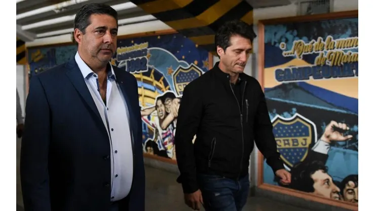Angelici junto a Guillermo en la