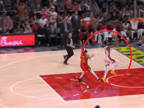 Dwyane Wade hace un pase sin ver para el alley-oop del año