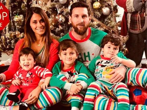 Le salió músico: Antonella mostró el regalo que recibió Mateo Messi por Reyes
