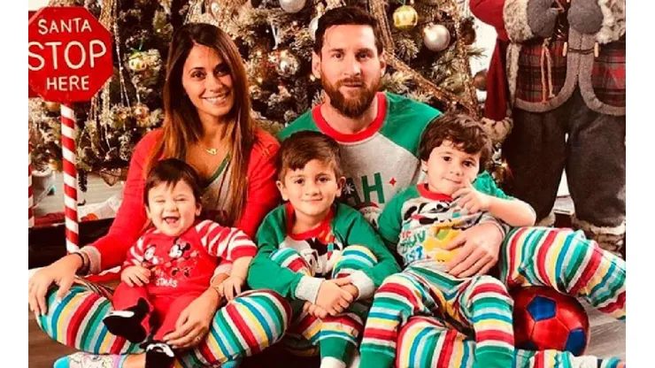 Anto, Leo y sus tres "diablitos".