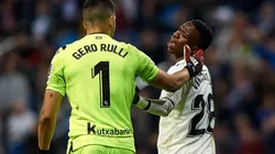 Rulli y Vinicius se cruzaron en las redes tras el Real Sociedad vs Real Madrid