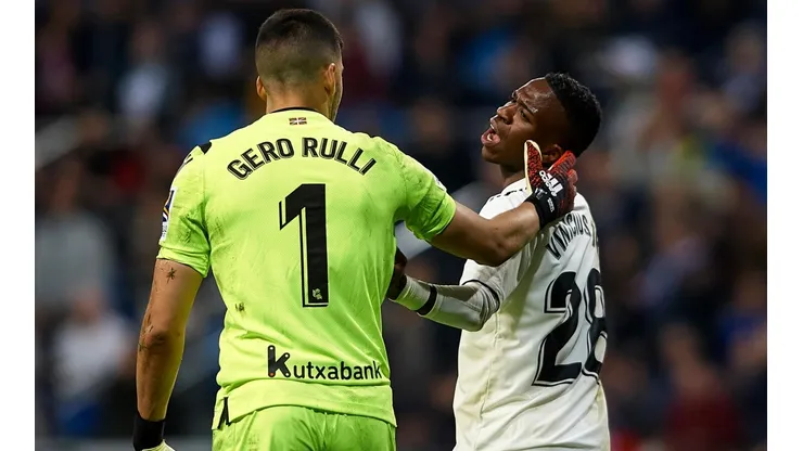 Rulli y Vinicius se cruzaron en las redes tras el Real Sociedad vs Real Madrid