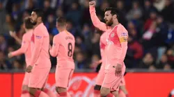 Messi se anotó en la victoria del Barcelona