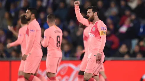 Messi se anotó en la victoria del Barcelona