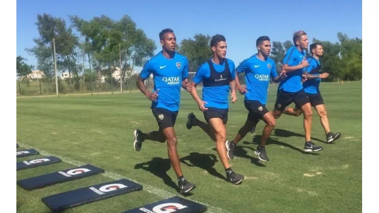 El último entrenamiento de Boca en Cardales tuvo dos grandes ausencias