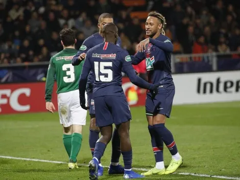 No es el Marsella: PSG goleó al Pontivy y avanzó en la Copa de Francia