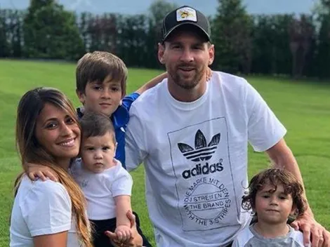 Creación perfecta de Leo y Antonella: Messi subió la foto más tierna de sus hijos