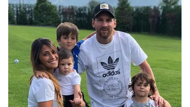 Creación perfecta de Leo y Antonella: Messi subió la foto más tierna de sus hijos
