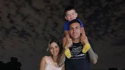 Paredes subió una foto con su familia y los hinchas de Boca le llenaron los comentarios para que vuelva