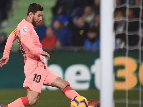 Los Reyes le tiraron una pelota a Messi desde el cielo y él hizo el primero del Barcelona