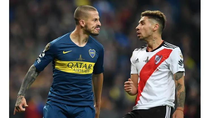 Foto de Montiel y Dario Benedetto.