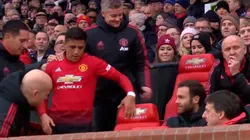 Alexis Sánchez se sentó en donde no debía.