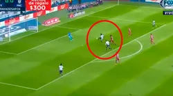 Por encima del arquero: Hermoso gol de Avilés Hurtado para el 1-0 de Monterrey