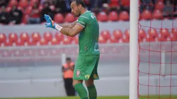 Marcos Díaz vistiendo los colores del Globo.