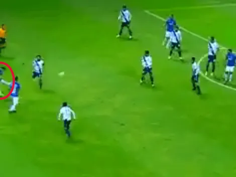 ¡Bombazo! Elías Hernández la clavó en el ángulo desde 40 metros