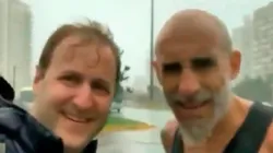 El video viral de Pinola entrenando bajo una lluvia torrencial