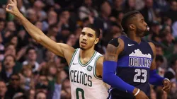 Jayson Tatum y Wesley Matthews (Foto: Getty)