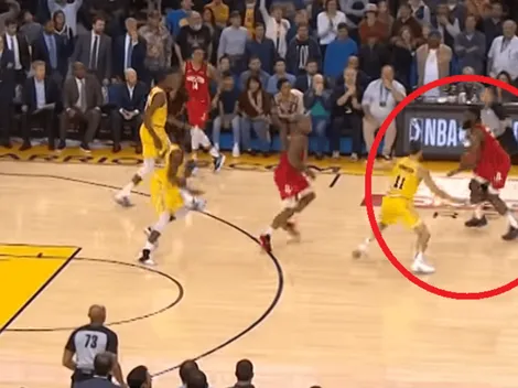 James Harden liquida a los Warriors con un triple imposible