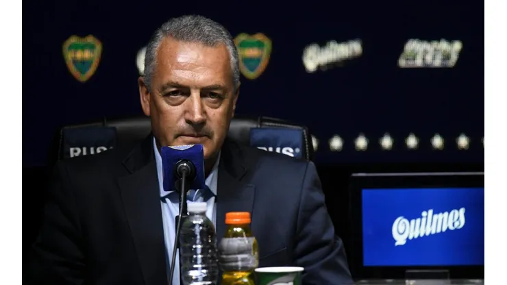 Foto de Gustavo Alfaro, entrenador de Boca.