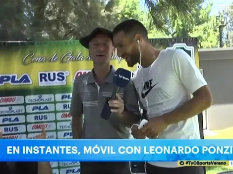 Ponzio se animó a cantar folclore y enamoró aún más a todo River