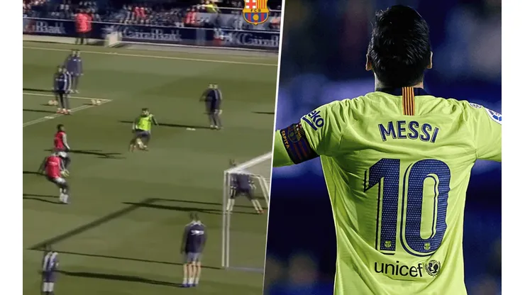 Foto de Lionel Messi, crack de Barcelona.