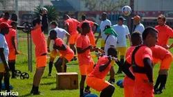 Los escarlatas ya comenzaron a practicar