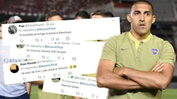 Todos se burlan de Wanchope por una foto que subió Boca a Twitter
