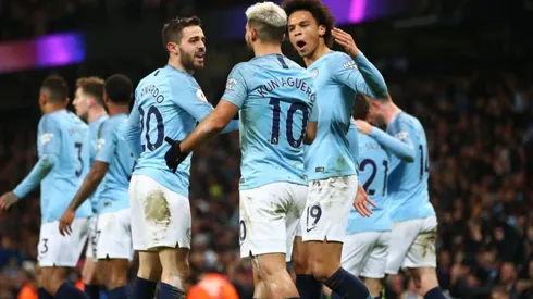 Agüero y Sané, los artistas del triunfo del City.