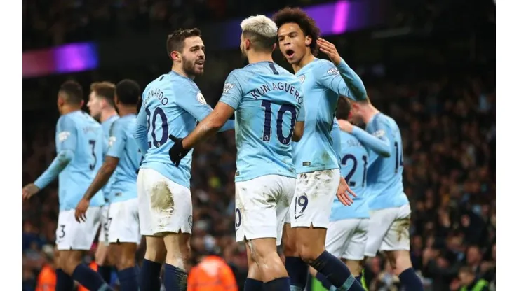 Agüero y Sané, los artistas del triunfo del City.
