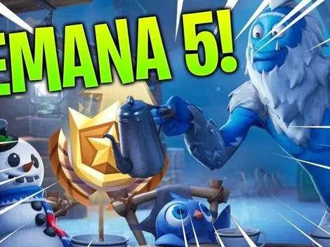 Donde encontrar la estrella de batalla oculta de Fortnite de la temporada 7, semana 5