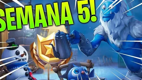 Donde encontrar la estrella de batalla oculta de Fortnite de la temporada 7, semana 5
