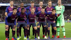 Barcelona en el partido ante el Tottenham.