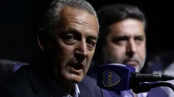 LA NUEVA ERA. Gustavo Alfaro durante la conferencia de prensa en su presentación en Boca.