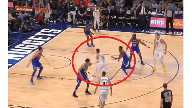 Jamal Murray logra el póster de la noche con una volcada terrible