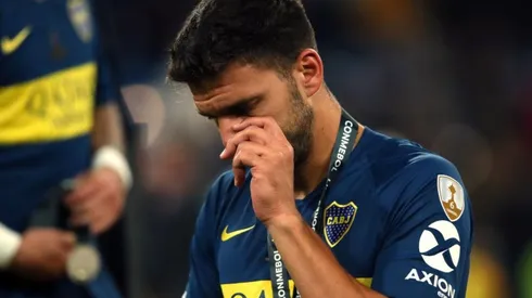 HASTA LUEGO. Una de las últimas imágenes de Magallán como jugador de Boca (Foto: Getty).