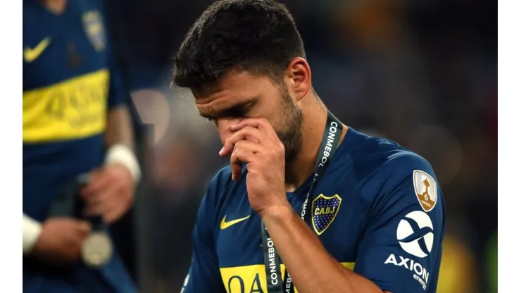 HASTA LUEGO. Una de las últimas imágenes de Magallán como jugador de Boca (Foto: Getty).