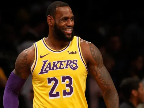 LeBron James sigue recuperándose y ya entrena su tiro con los Lakers