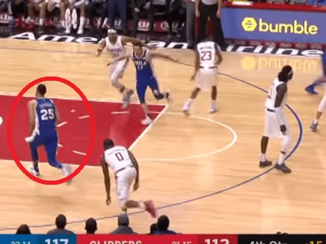 Ben Simmons gana el partido con la jugada más ingeniosa de la temporada