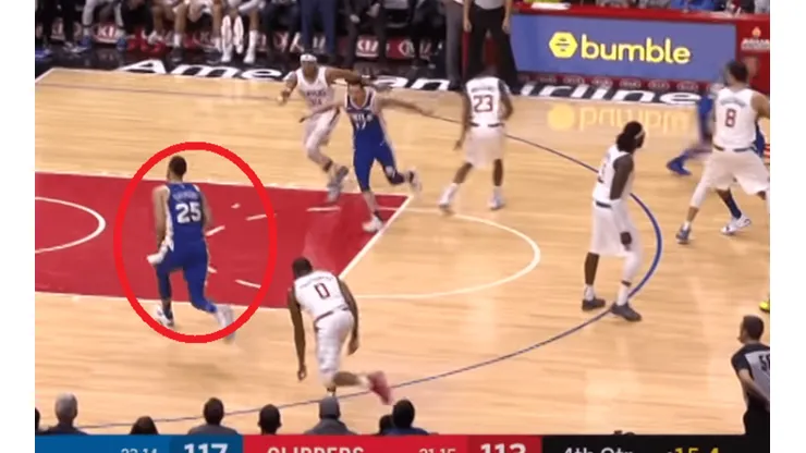Ben Simmons gana el partido con la jugada más ingeniosa de la temporada
