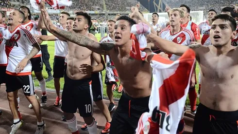 River festeja la Copa Argentina.