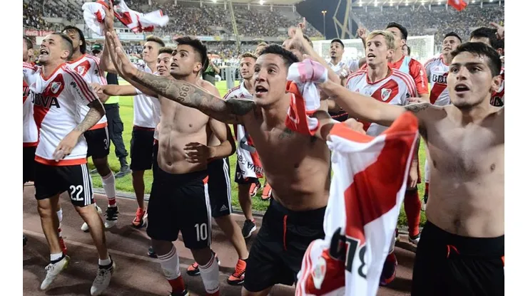 River festeja la Copa Argentina.