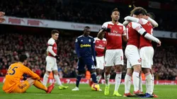 Arsenal ganó en el primer partido del año.
