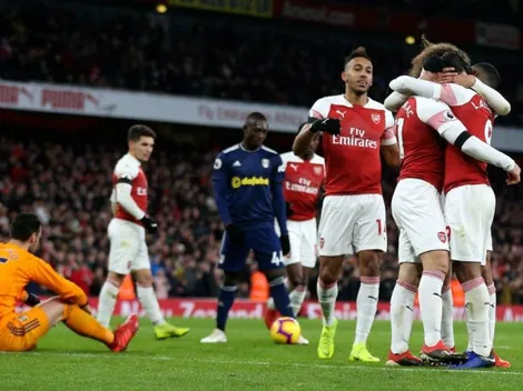 Arsenal empezó el 2019 con una goleada ante el Fulham