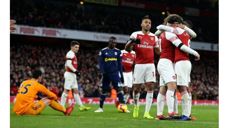 Arsenal ganó en el primer partido del año.
