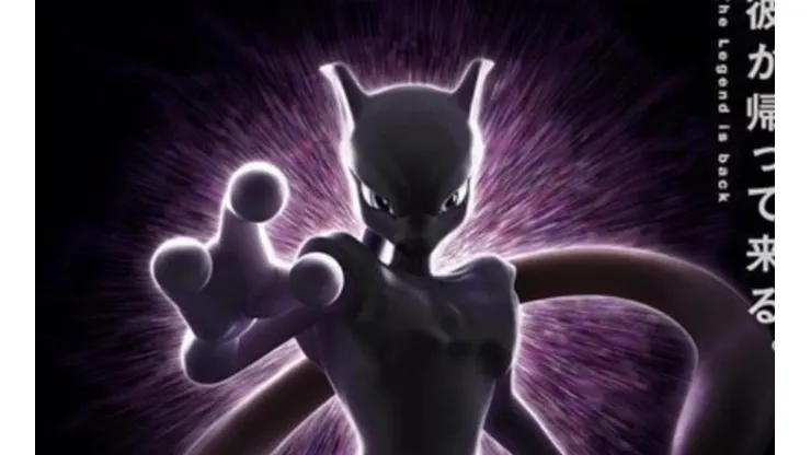 El poster oficial de la nueva película de Pokémon, Mewtwo Strikes Back