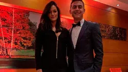 Oriana y Dybala en la fiesta de fin de año de la Juventus.